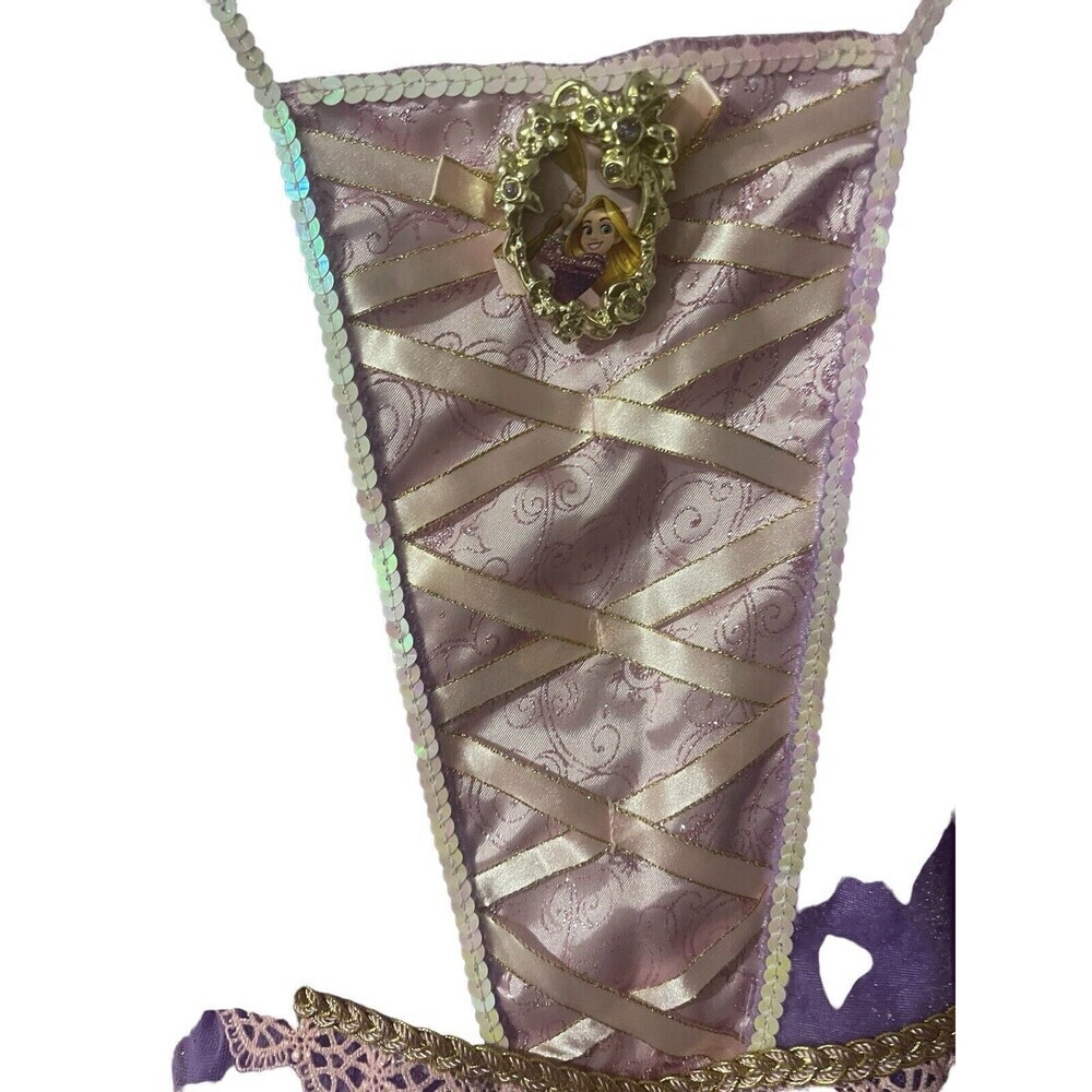 Disney Rapunzel Up Dress Purple Princess Halloween Costume Dress Up  5-6 Years - Picture 10 of 16